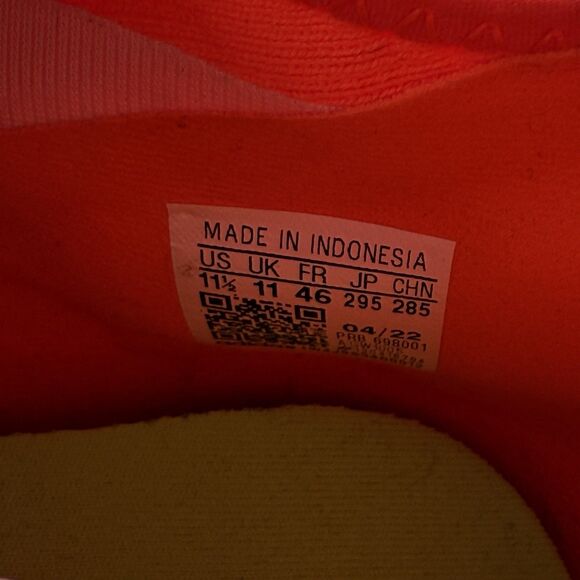 New Adidas Soccer Cleats FG Predator Edge .3 Solar Red GW1005 Men’s Size 11.5 - Picture 8 of 9